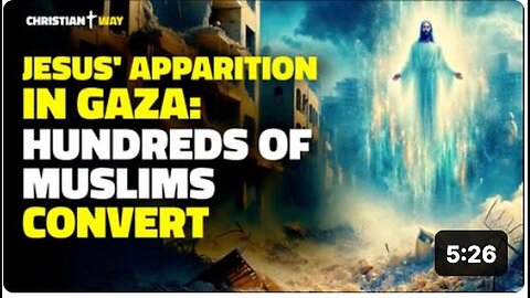 Incredible Miracle: Jesus Appears in Gaza, Hundreds of Muslims Convert