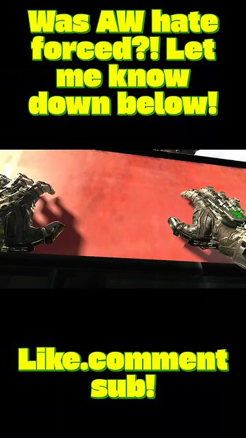 Was the Advanced warfare hate forced?!