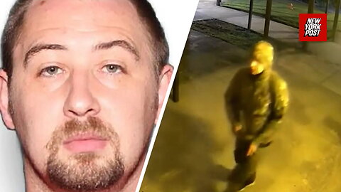 Murder suspect Austin Robert Drummond caught on camera days before arrest