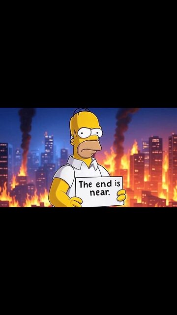 TOMORROW COMES THE WORLDWIDE BLACKOUT 📴 ACCORDING TO THE SIMPSONS