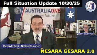 Riccardo Bosi: 10/30/25 - Trump's Final Phase, Worldwide Military Takeover Imminent!