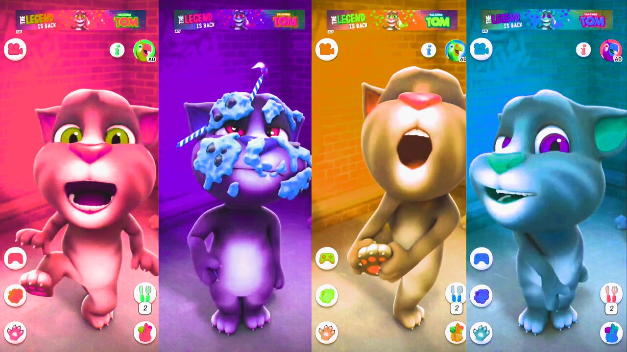 Talking Tom's 100-Day Challenge – Can You Keep a Straight Face? 😹 #shorts #talking #tom
