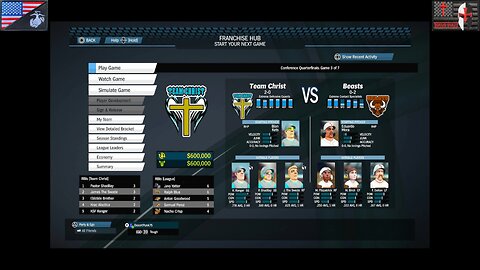 Based Sportsball 2025: Conference Quarterfinals - Game #3 [Team Christ at Proud Feet]