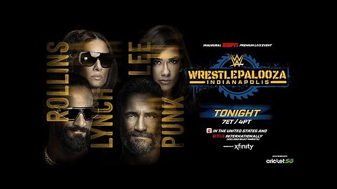 CM Punk & AJ Lee vs. Seth Rollins & Becky Lynch- Wrestlepalooza hype package
