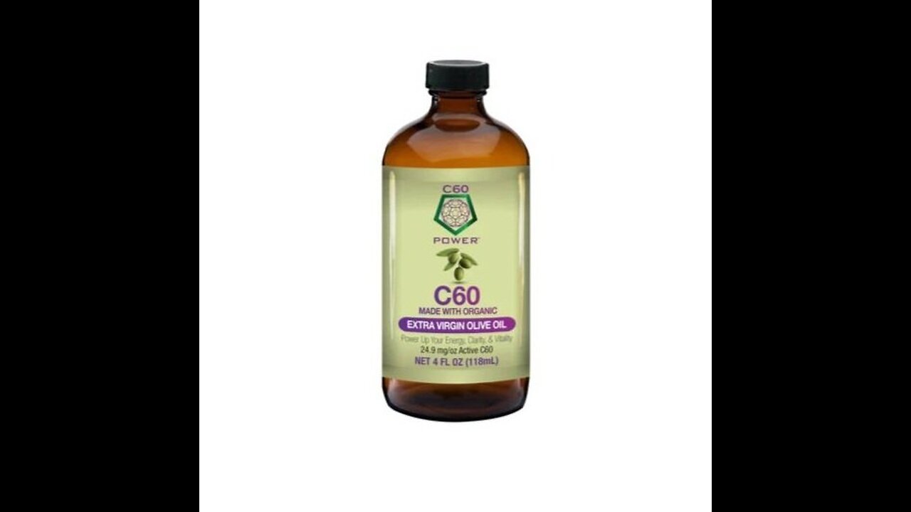 C60 in Organic Extra Virgin Olive Oil 4oz