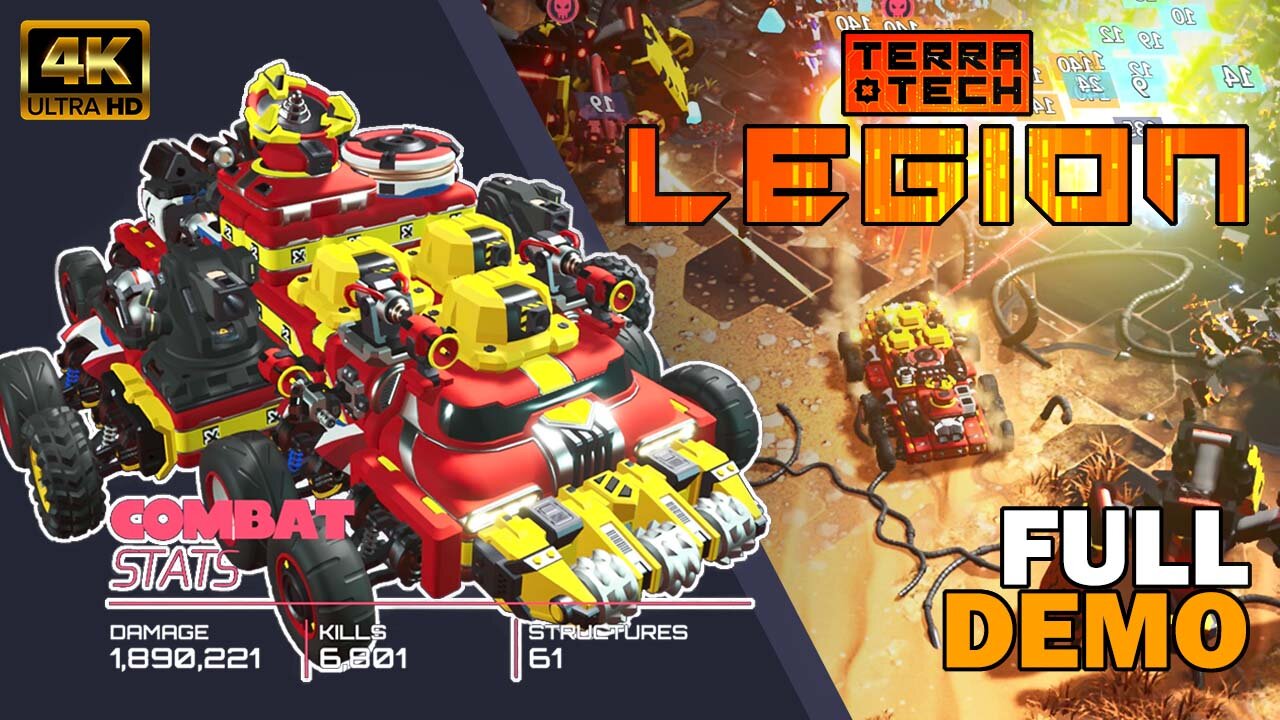 TerraTech Legion Full Demo | Max Settings (4k60)