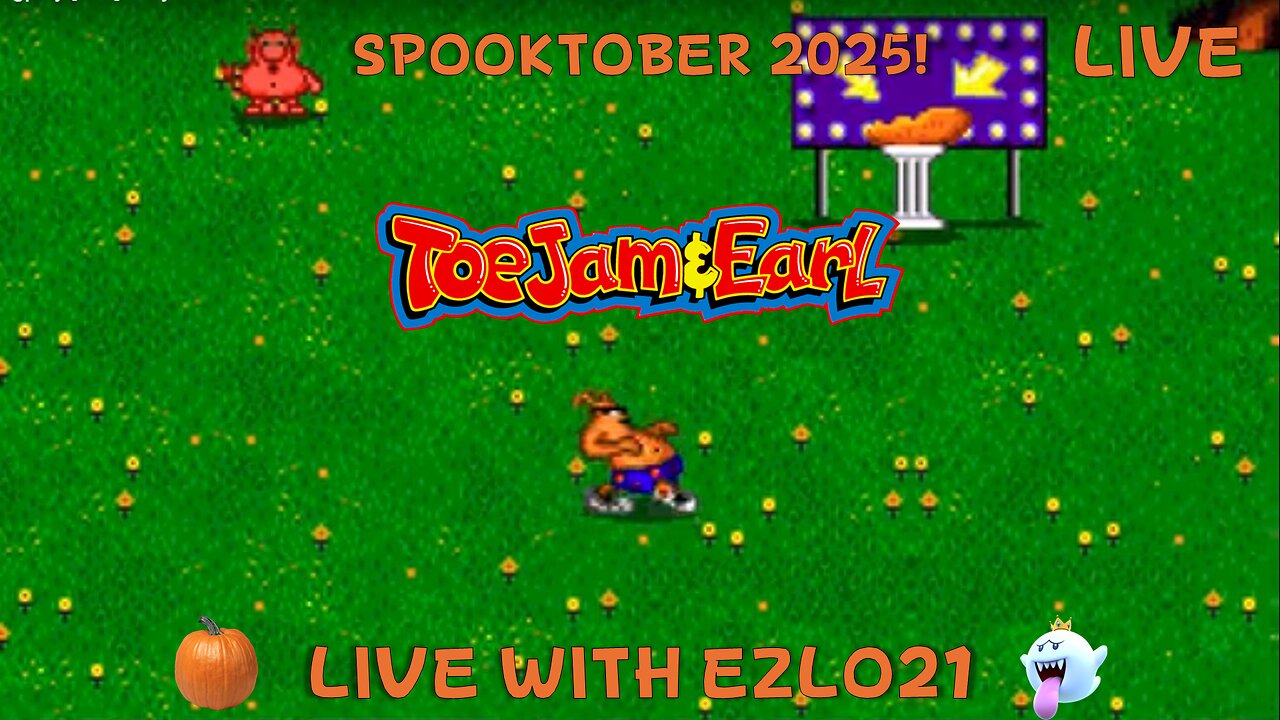 🎃 Toejam & Earl for Spooktober Day 16 | Live With EZLO21 👻