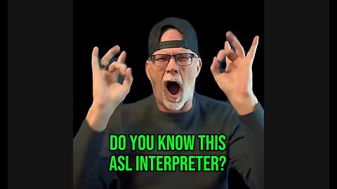 🚨 Do You Know This ASL Interpreter?! 😱 #ASL #deaf #signlanguage #realtalk