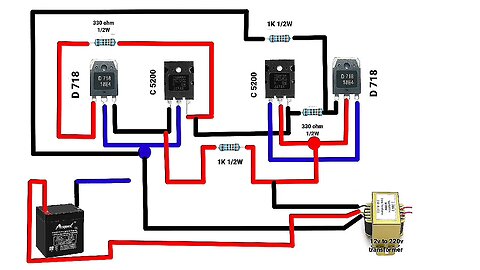 Make Your Own Home Inverter | Full Circuit Diagram. #InverterCircuit #DIYInverter #HomeInverter