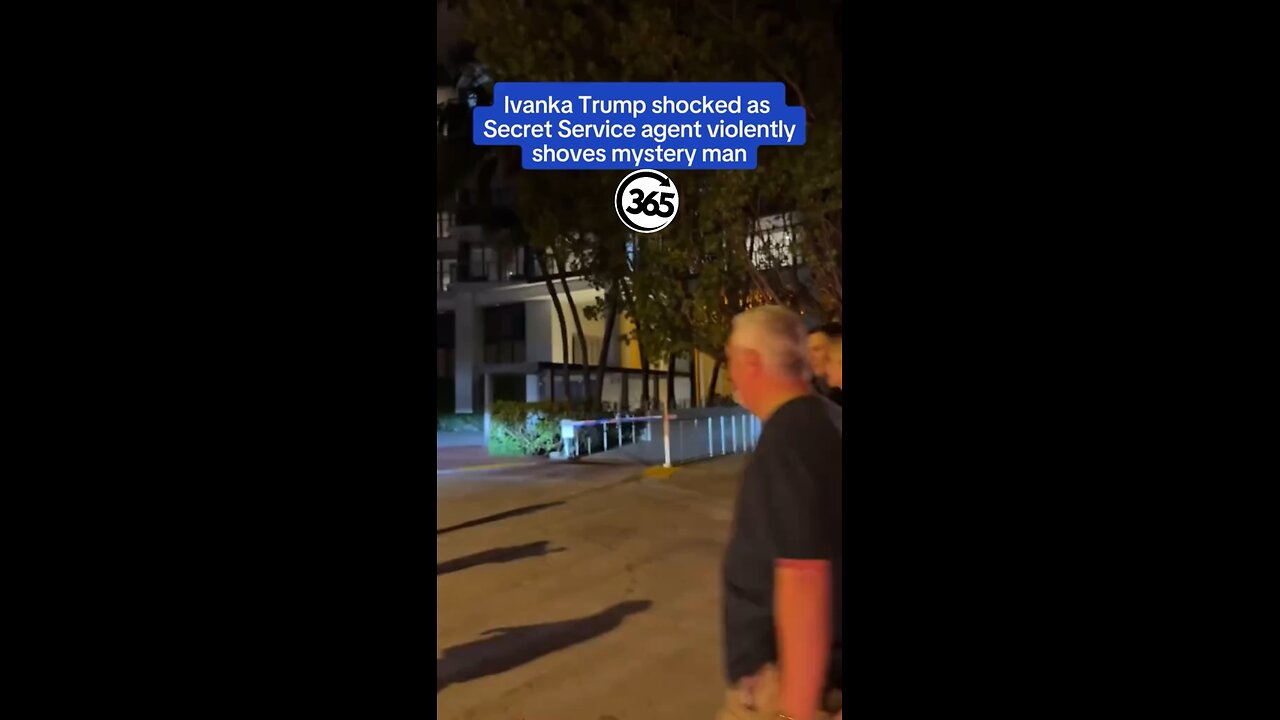 Trumps daughter’s security pushes man