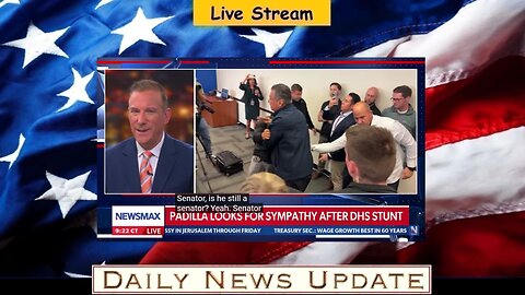 x382a: Newsmax 06/18 - Sen. Padilla throws himself a pity party on Capitol Hill