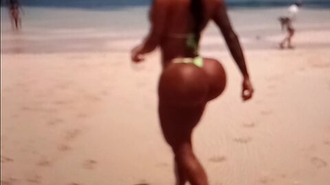 Bizarre bubble on the beach