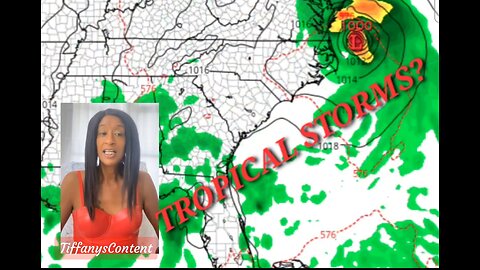 TROPICAL STORMS NEXT WEEK? East Coast + Gulf of America spins up! #tropicalstorm #hurricane