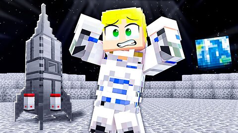 I Got TRAPPED on The MOON in MINECRAFT CHOOSE!?! (PART 4)