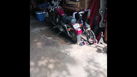 My drag bike.