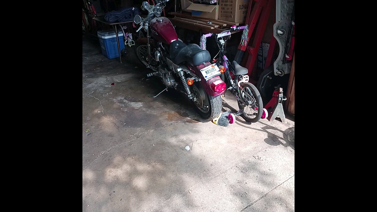 My drag bike.