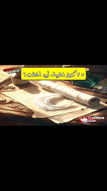 ٧ كنوز ذهبية مفقودة: أسطورة أم حقيقة؟ رحلة عبر التاريخ!