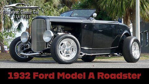 🔥 Fresh Build 1932 Ford Roadster | Duvall Windshield | 383 Stroker V8 | 700R4 Auto 🔥