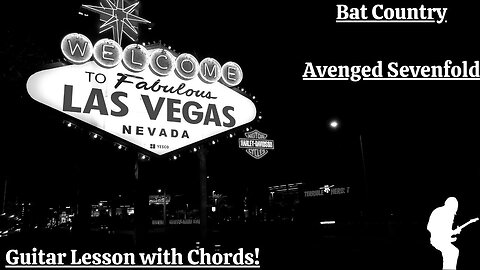 Guitar Lesson - Bat Country : Avenged Sevenfold (CGCFAD)