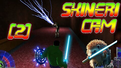 Teaching Skineri how to play Jedi Knight |2| Lightsaber Combat Basics SKINERI🎥 [CZ/EN]