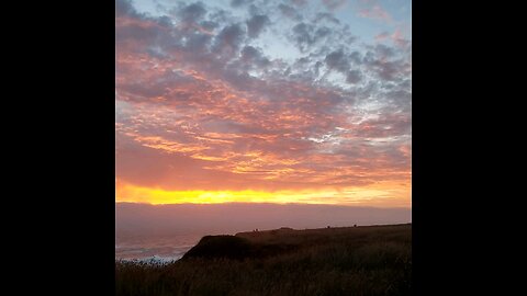 Hidden Pines and FM 95.3 The Coast Radio, Fort Bragg CA. sharing September 18th 2025 sundown with you.