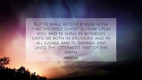 Testimony-Baptized in The Holy Spirit