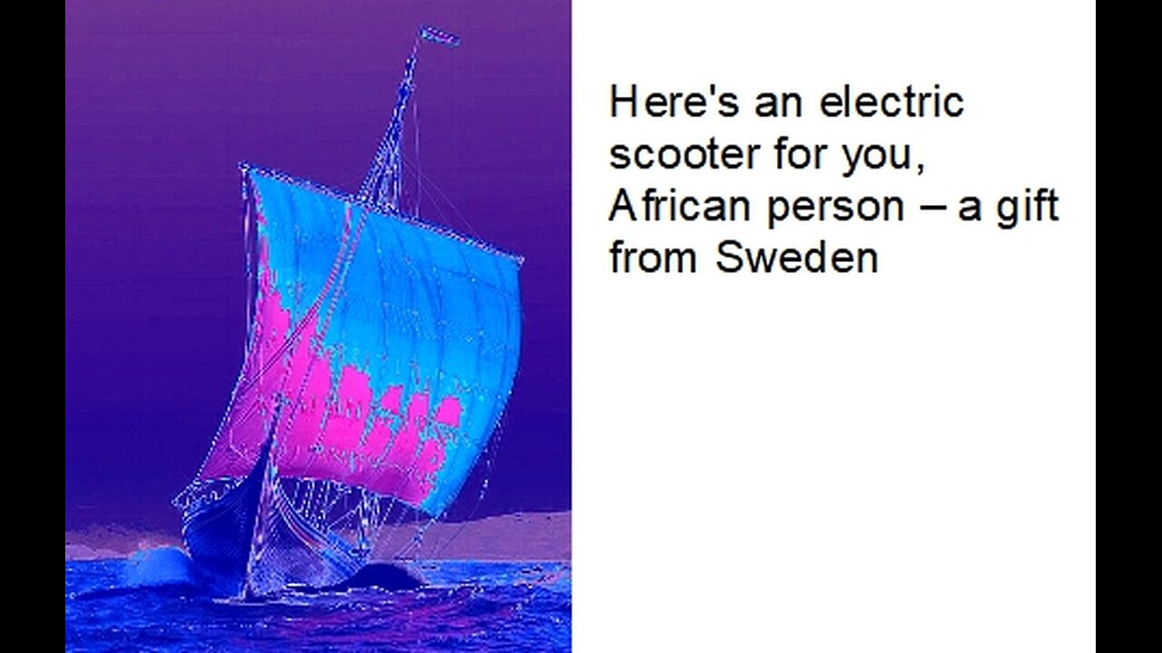 Brilliant! Ship electric scooters to Ghana, and Dems going with AOC and Sanders!