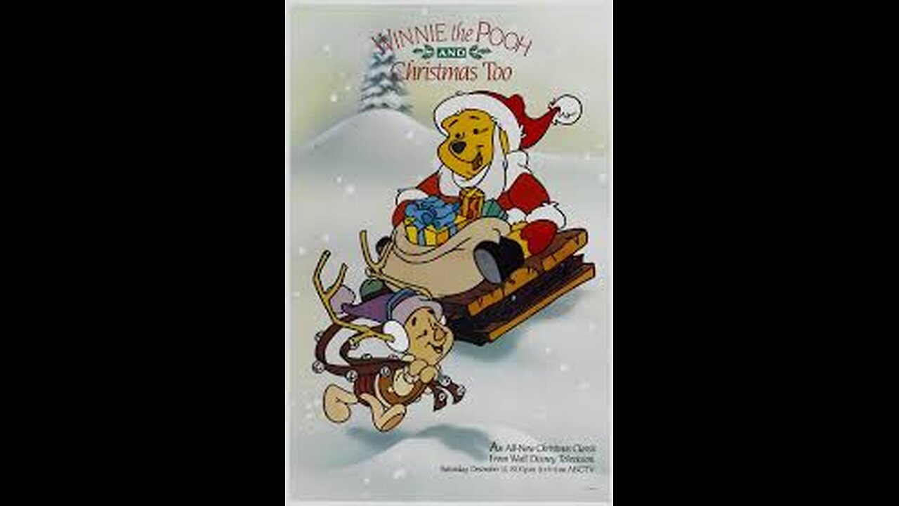 Winnie the Pooh and Christmas Too 🎄🧸1991 ☃️❄️.