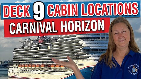 Carnival Horizon Deck 9 Cabin Tour | Tall Man's Cruise Adventures