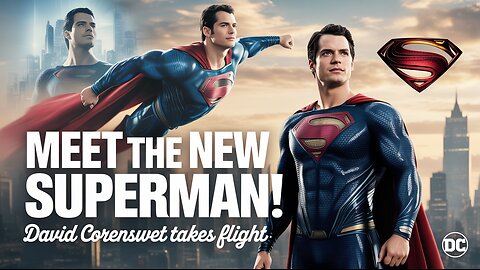 David Corenswet Is the New Superman! First Look & What to Expect from James Gunn’s DC Reboot