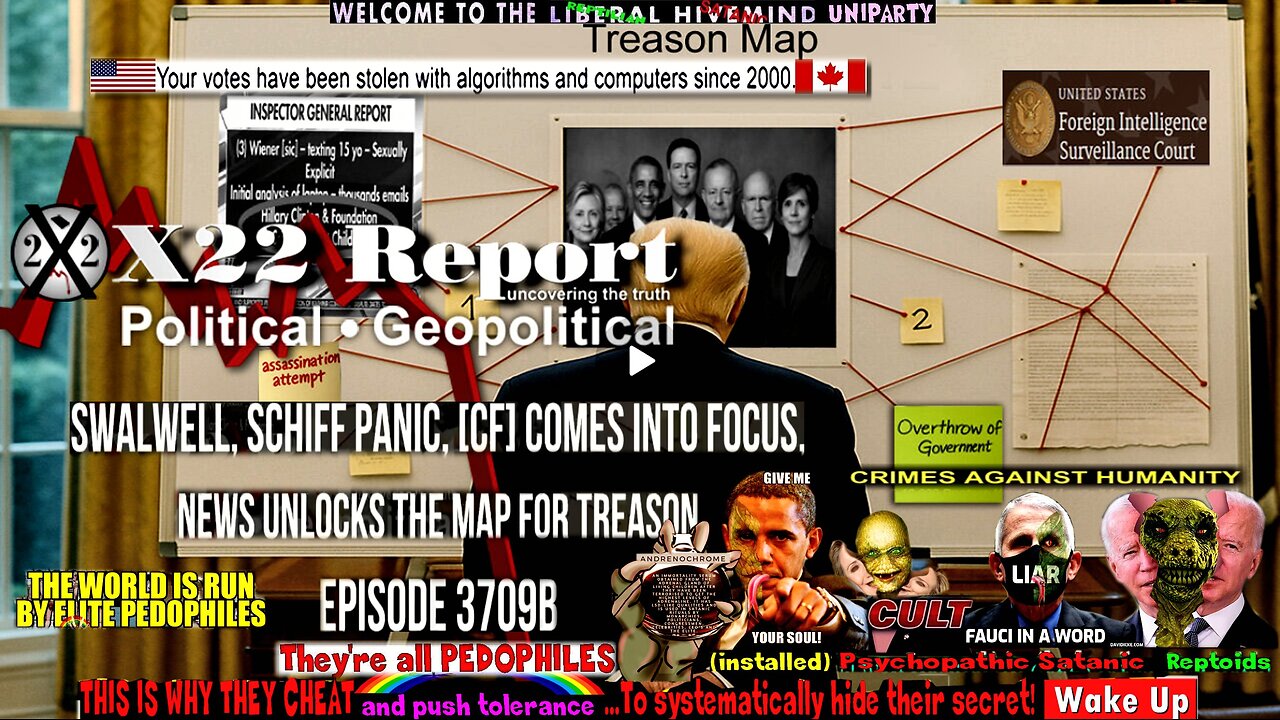 Ep 3709b - Swalwell, Schiff Panic, [CF] Comes Into Focus, News Unlocks The Map For Treason