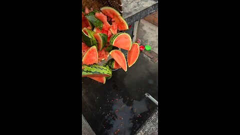 Watermelon 🍉 drop 😱