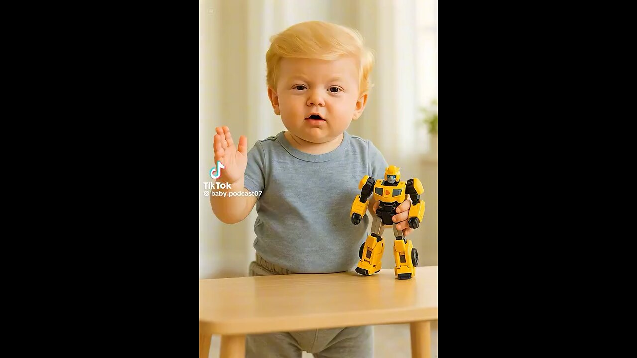AI baby Trump video