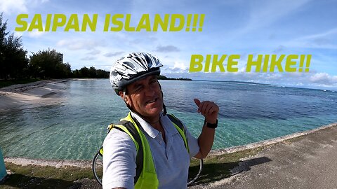BIKE HIKE AROUND THE ISLAND! Saipan Island! 사이판 섬 자전거 하이킹
