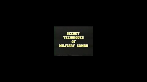 Oleg Taktarov - Secret Techniques of Military Sambo