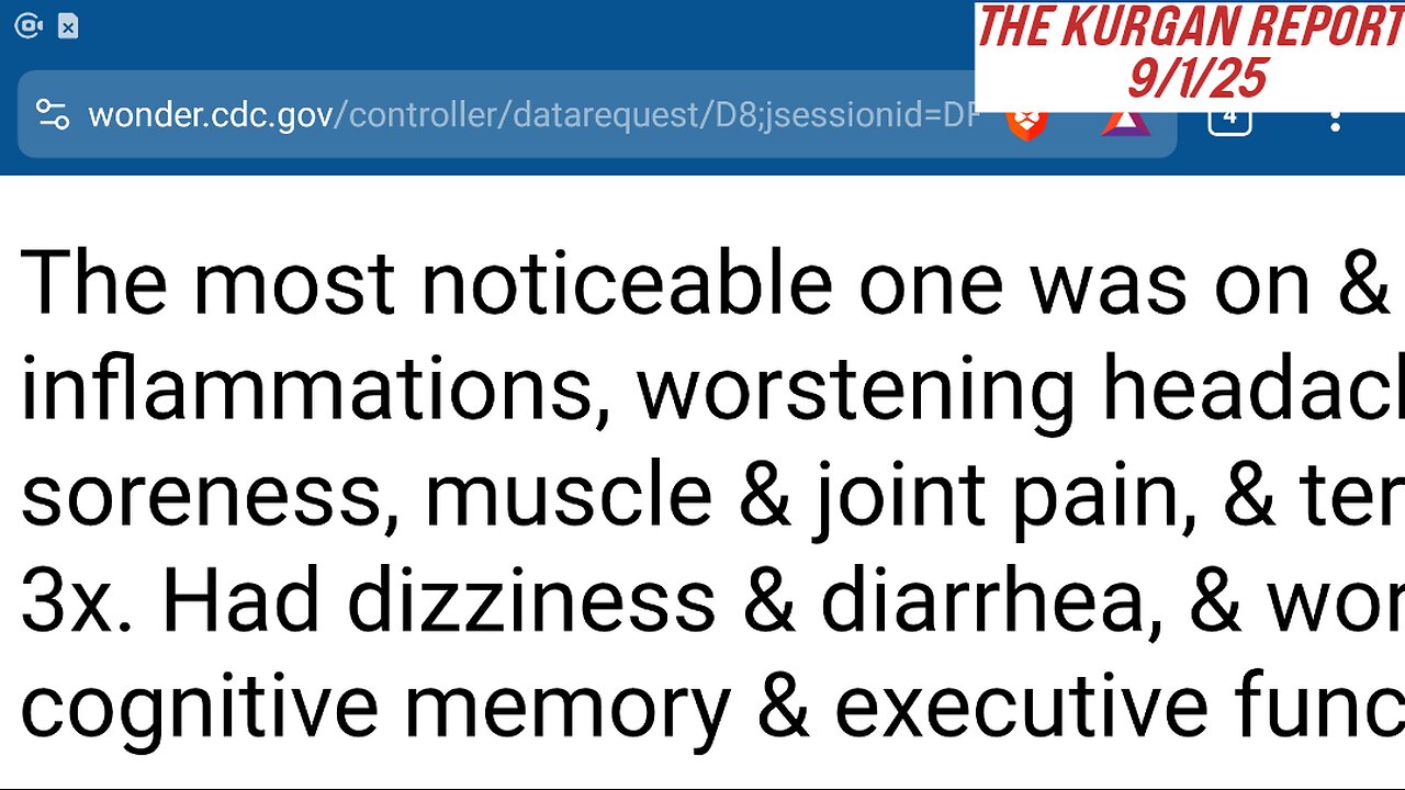 VAERS: 41 YR OLD FEMALE JUST HAS ONE (DOZEN) NOTICEABLE REACTIONS...