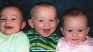 Triplets who all became severely autistic hours after the same pneumococcal vaccine