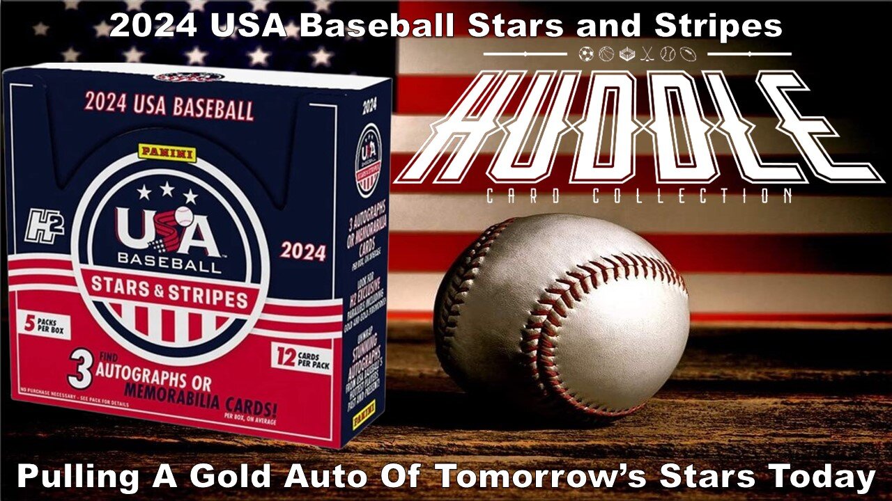 BANG!!!! Pulling A Gold Auto OF Tomorrow's Stars Today From A 2024 USA Baseball H2 Box