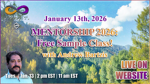 Free Sample Mentorship Class with Andrew Bartzis! Sign up below