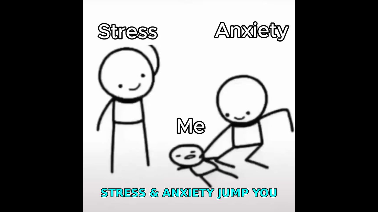 Stress & anxiety don’t argue. They jump you.