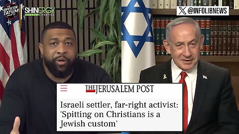 Officer 'Talmud' Tatum says a Jew spit on Pastor at Church Shabbos Goy Indoctrination trip to Israel