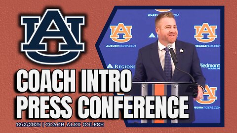 Alex Golesh Introduced as Auburn Football Head Coach | FULL PRESSER