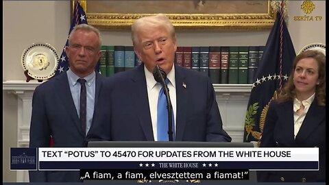 Trump elnök megosztja egy alkalmazottjának történetét, akinek a fia meghalt az oltástól