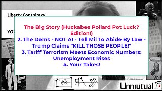 Liberty Conspiracy LIVE 11-20-25 Huckabee w Spy, Trump "Hang'em High", Unemployment Skies