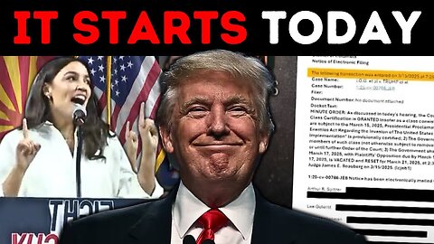 Trump Starts Mass Deportations TODAY as Dems ANOINT New Leader! - 3/22/2025