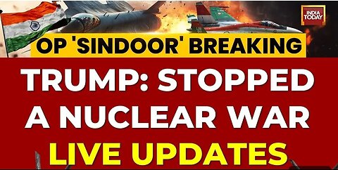 Donald Trump Live : Trump speak on india 🇮🇳/ Pakistan🇵🇰 conflict says stoped A nu....