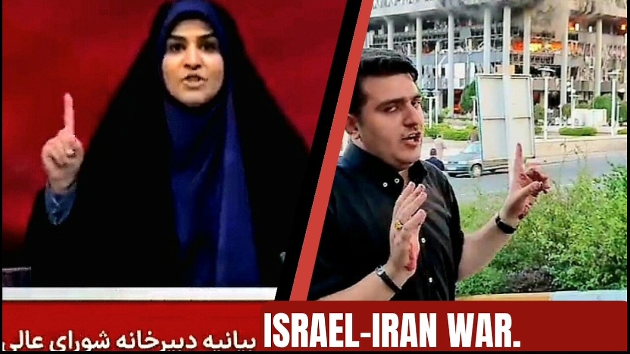 Israel bombs Iranian state TV during LIVE Broadcast