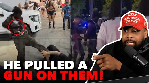 Antonio Brown GETS JUMPED and PULLS FIREARM On THUGS!?
