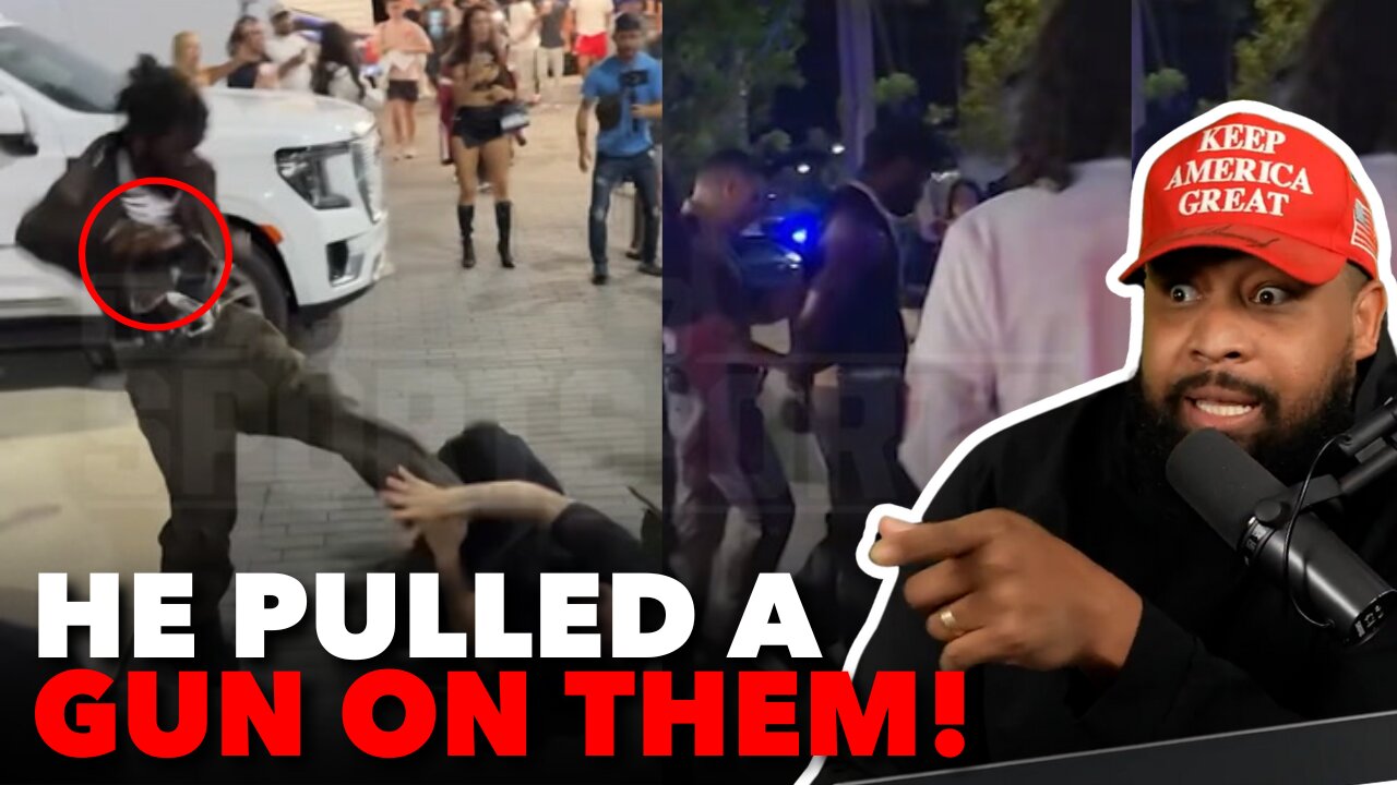 Antonio Brown GETS JUMPED and PULLS FIREARM On THUGS!?