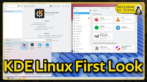 KDE Linux | First Look - Immutable Arch KDE Distro